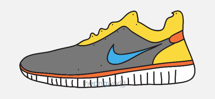 Nike Shoes Vector Transparent PNG nike,shoes,sports,vector,shape,footwear,football,cricket,shoe,outline,jogging,running,offer,sale